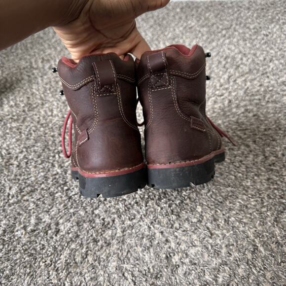 Keen Utility Boots Women Red Seattle Waterproof 6" Steel Toe Work Gorpcore Sz 7 - Picture 3 of 8